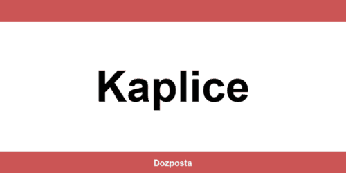 DHL Express Kaplice – pobočky