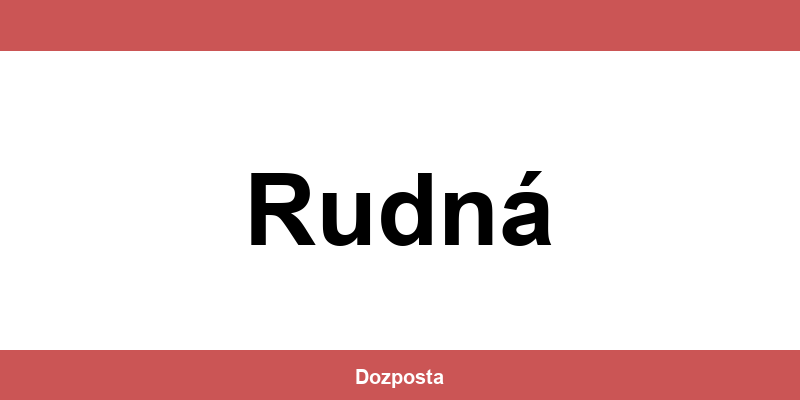 DHL Express Rudná – pobočky