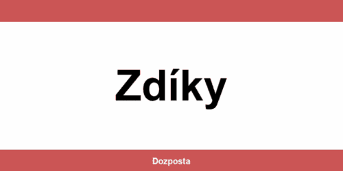 DHL Express Zdíky – pobočky
